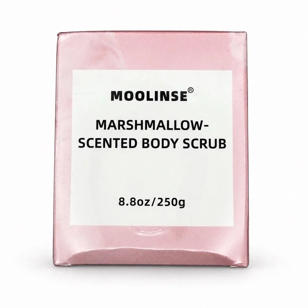 MOOLINSE Marshmallow Scent Body Scrub 8.8 oz Exfoliating Moisturizing New Sealed